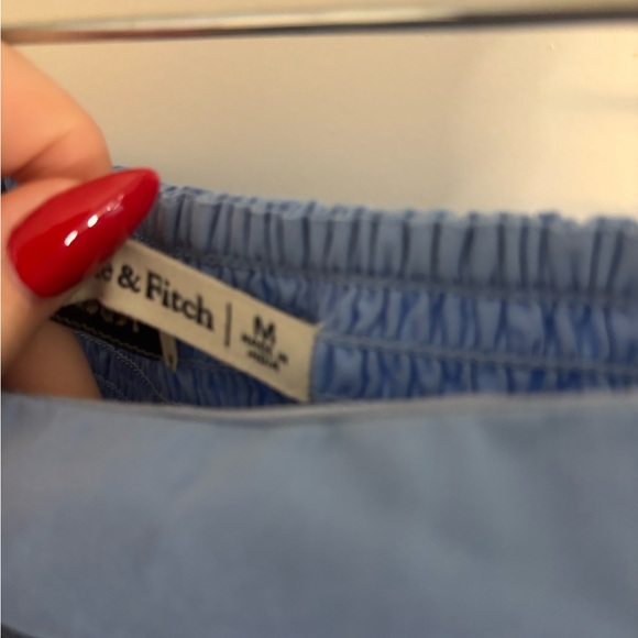 Abercrombie & Fitch Strapless Light Blue Dress size m EUC - Picture 5 of 6